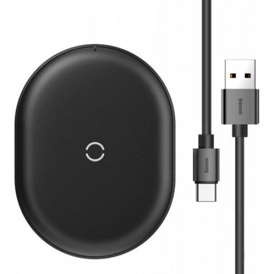 Baseus wireless charger Cobble 15W Qi EPP black
