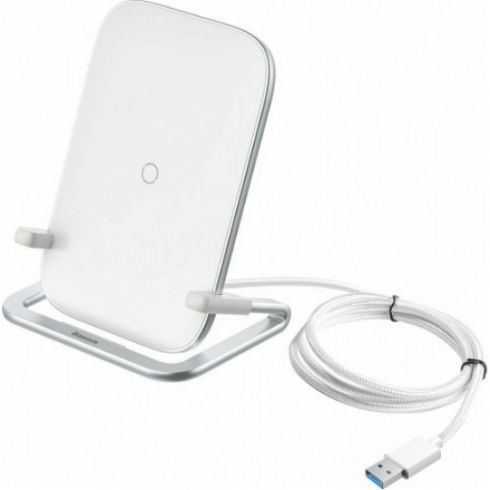 Baseus wireless charger Rib 15W white