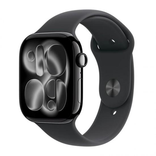 Apple Watch 11 42mm GPS Alu S/M Sport Band jet black/black