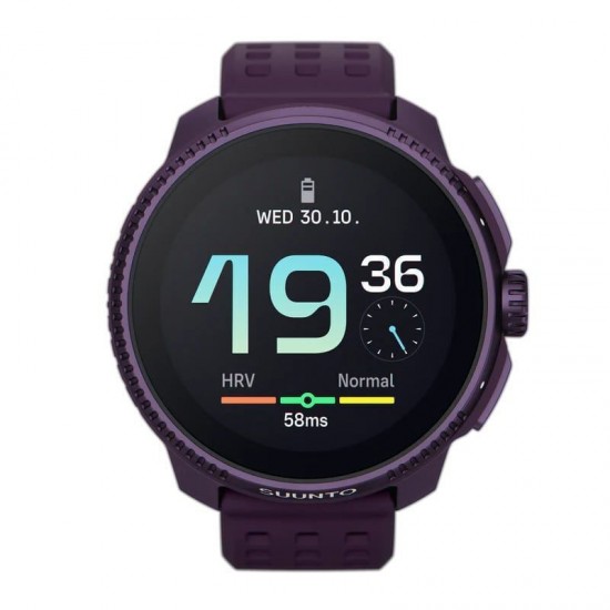 Suunto Race Titanium 49mm Αδιάβροχο Smartwatch με Παλμογράφο (Amethyst)