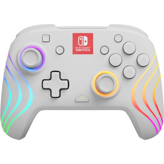 PDP Afterglow Wave Wireless Controller NS White