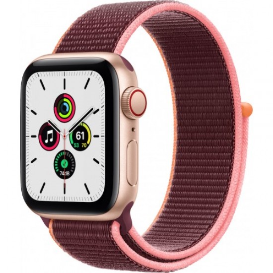 Apple Watch SE GPS + Cell 40mm Gold Alu Plum Sport Loop