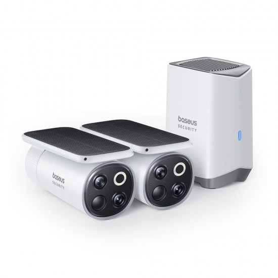 Baseus Security S1 Pro Outdoor Dual Camera 3K Kit white EU