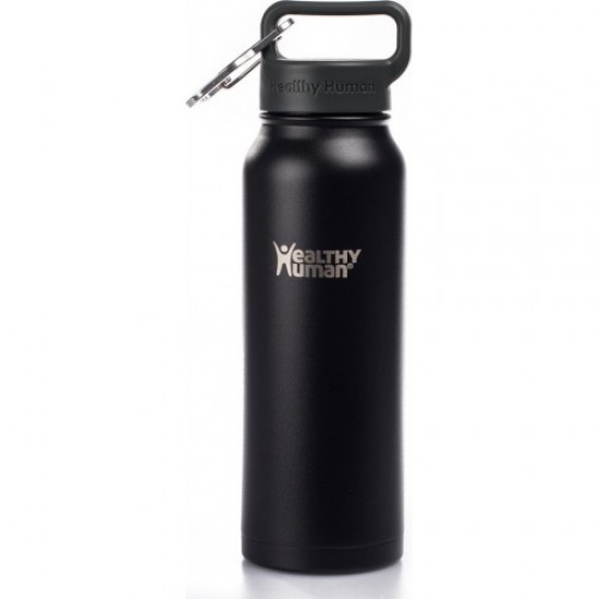 Healthy Human Stein Bottle 21oz/621ml Pure Black