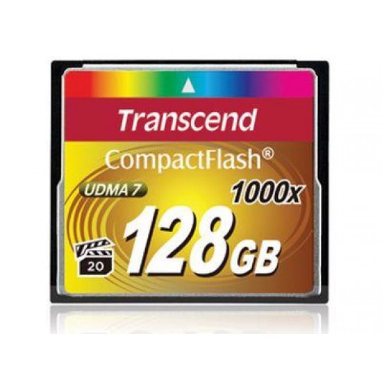 Transcend Compact Flash 128GB 1000x